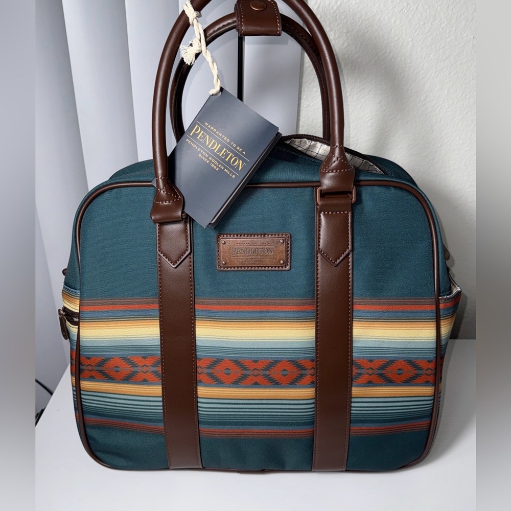 Pendleton Southwest Print Weekender Travel Bag Adjustable Strap Luggage NWT